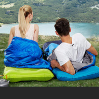 HKM-464467 Double Sleeping Bag - Thickened Warm Envelope Design for Adults - Dual Color Options Available