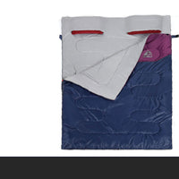 HKM-464467 Double Sleeping Bag - Thickened Warm Envelope Design for Adults - Dual Color Options Available