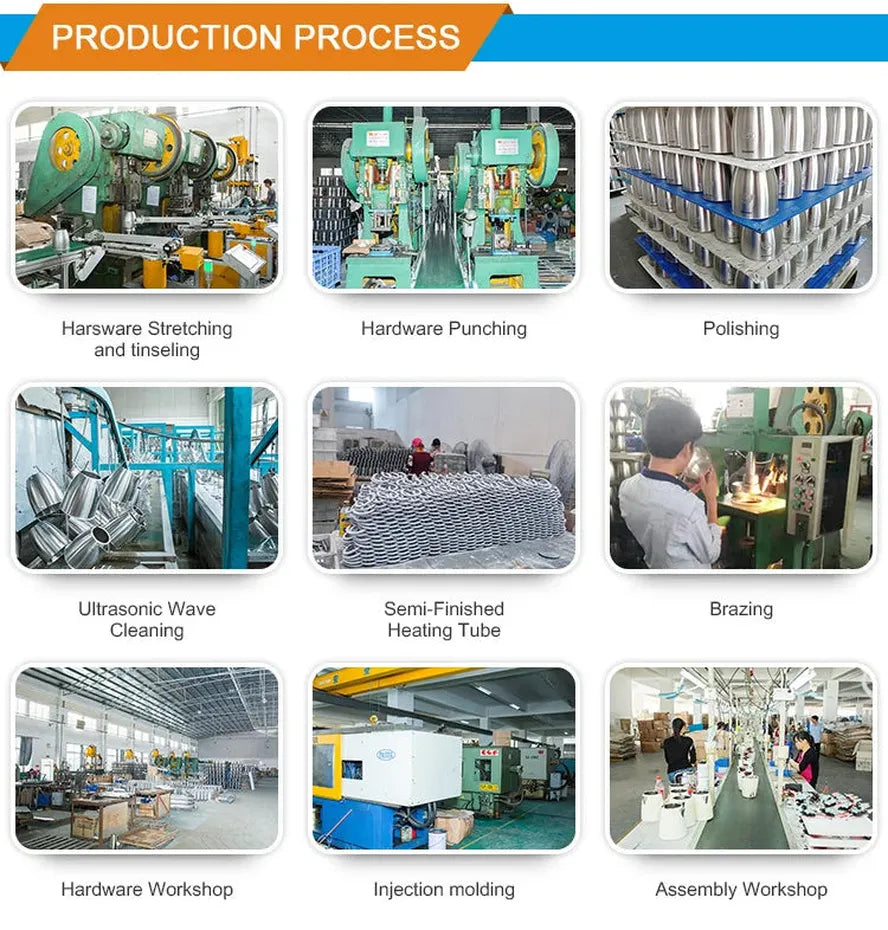 KTX-464915 1.8L Stainless Steel Double Wall Electric Kettle with Temperature Control for Home and Hotel Use