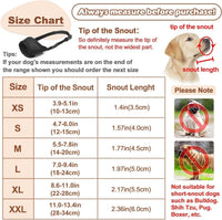 HKM-464979 Mesh Dog Muzzle for Large, Medium, and Small Dogs - Soft Design for Biting Prevention, Comfortable Panting, and Drinking