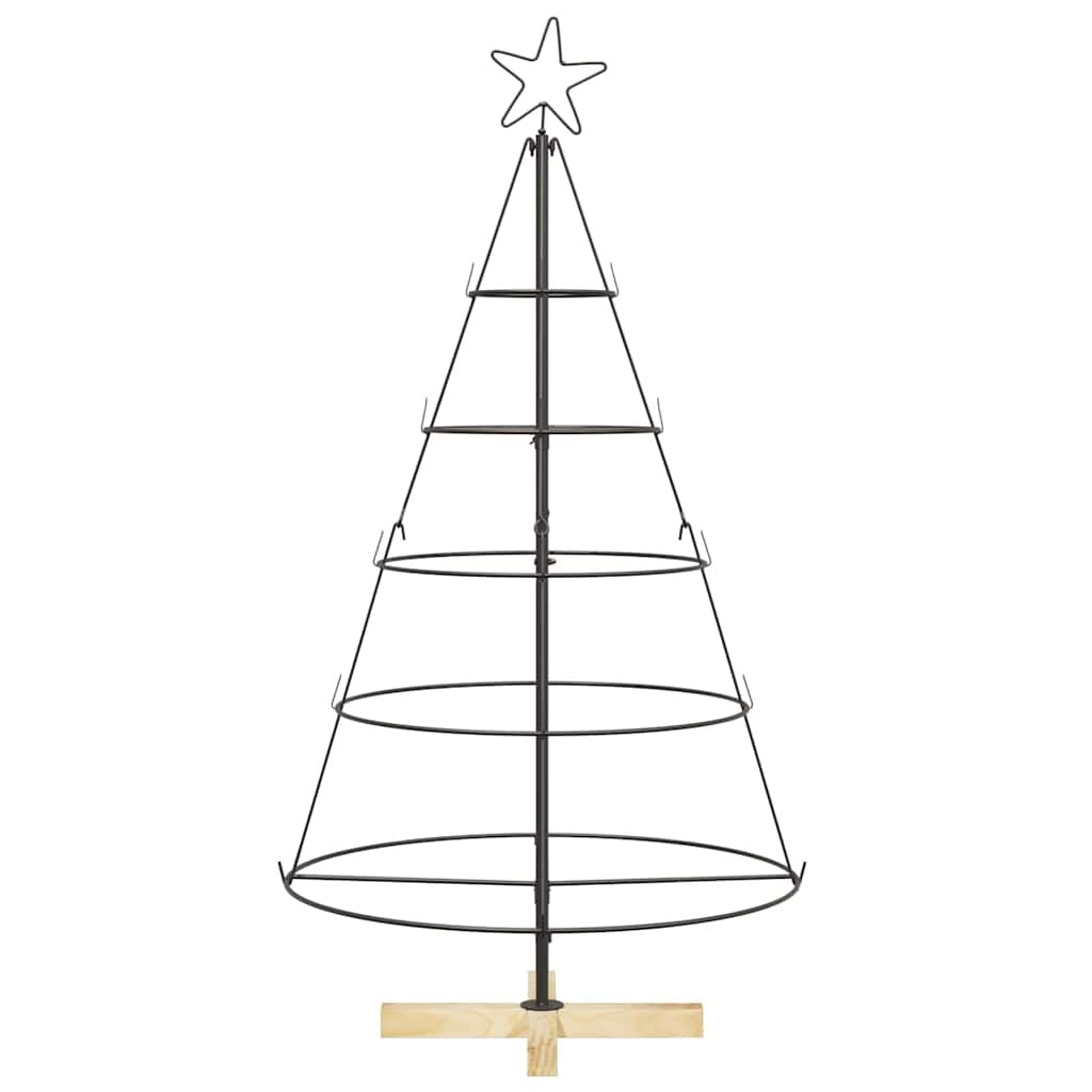 HKM-465107 Pine Cone Shaped Christmas Tree with Solid Pine Wood Stand - 125 cm