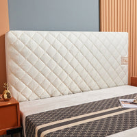 HKM-465107 Thickened Anti-Slip Cloth Bedside Dust Cover in Grid Pattern - Multiple Sizes Available