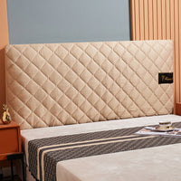 HKM-465107 Thickened Anti-Slip Cloth Bedside Dust Cover in Grid Pattern - Multiple Sizes Available
