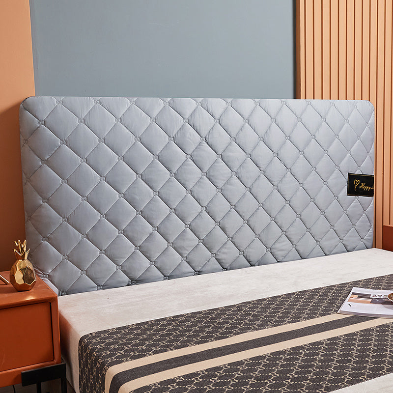 HKM-465107 Thickened Anti-Slip Cloth Bedside Dust Cover in Grid Pattern - Multiple Sizes Available