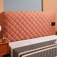 HKM-465107 Thickened Anti-Slip Cloth Bedside Dust Cover in Grid Pattern - Multiple Sizes Available