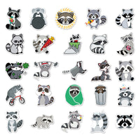 HKM-465171 Coati Cute Style Decorative Waterproof Stickers - 50 Sheets (5.5-8.5cm)