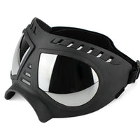 HKM-465299 Dog Goggles for Medium and Large Dogs - Black and White Design, Protective Headwear
