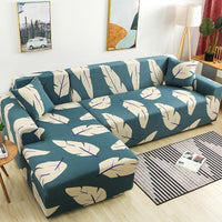 HKM-465363 Geometric Stretch Sofa Cover in Various Colors for Modular Furniture