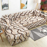 HKM-465363 Geometric Stretch Sofa Cover in Various Colors for Modular Furniture