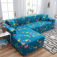 HKM-465363 Geometric Stretch Sofa Cover in Various Colors for Modular Furniture