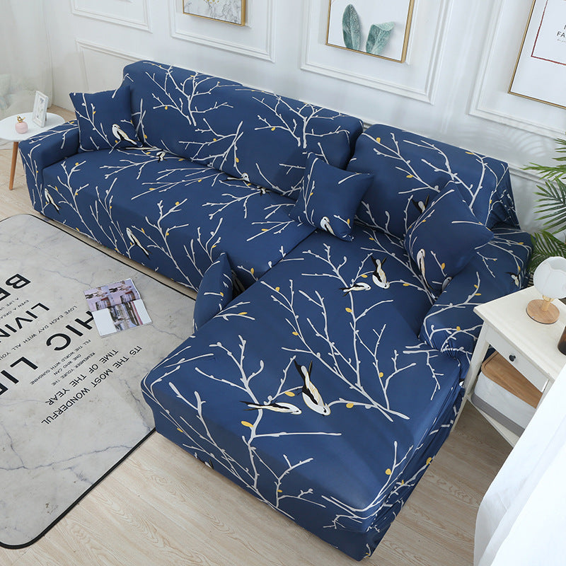 HKM-465363 Geometric Stretch Sofa Cover in Various Colors for Modular Furniture