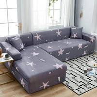 HKM-465363 Geometric Stretch Sofa Cover in Various Colors for Modular Furniture