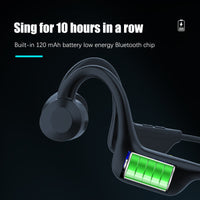 HKM-465363 True Wireless Ear-Mounted Sports Bluetooth Headset with Call Function and Voice Control, Stereo Sound, 15m Range, Black