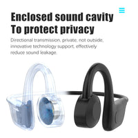 HKM-465363 True Wireless Ear-Mounted Sports Bluetooth Headset with Call Function and Voice Control, Stereo Sound, 15m Range, Black