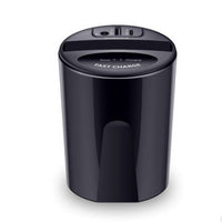 HKM-465363 Wireless Charging Cup for Cars - QI Standard, 10W Power, Includes Base and USB Output, Black