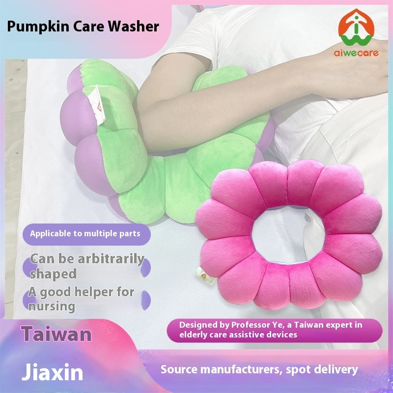 HKM-465427 Deformable Bed Rest Cushion for Elderly - Poly Ball Velvet & Cooling Cloth, Available in Various Colors