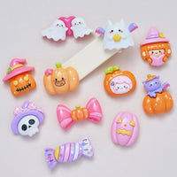 HKM-465427 Wansheng Cartoon Pumpkin Resin Accessories for DIY Jewelry and Phone Cases