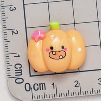 HKM-465427 Wansheng Cartoon Pumpkin Resin Accessories for DIY Jewelry and Phone Cases