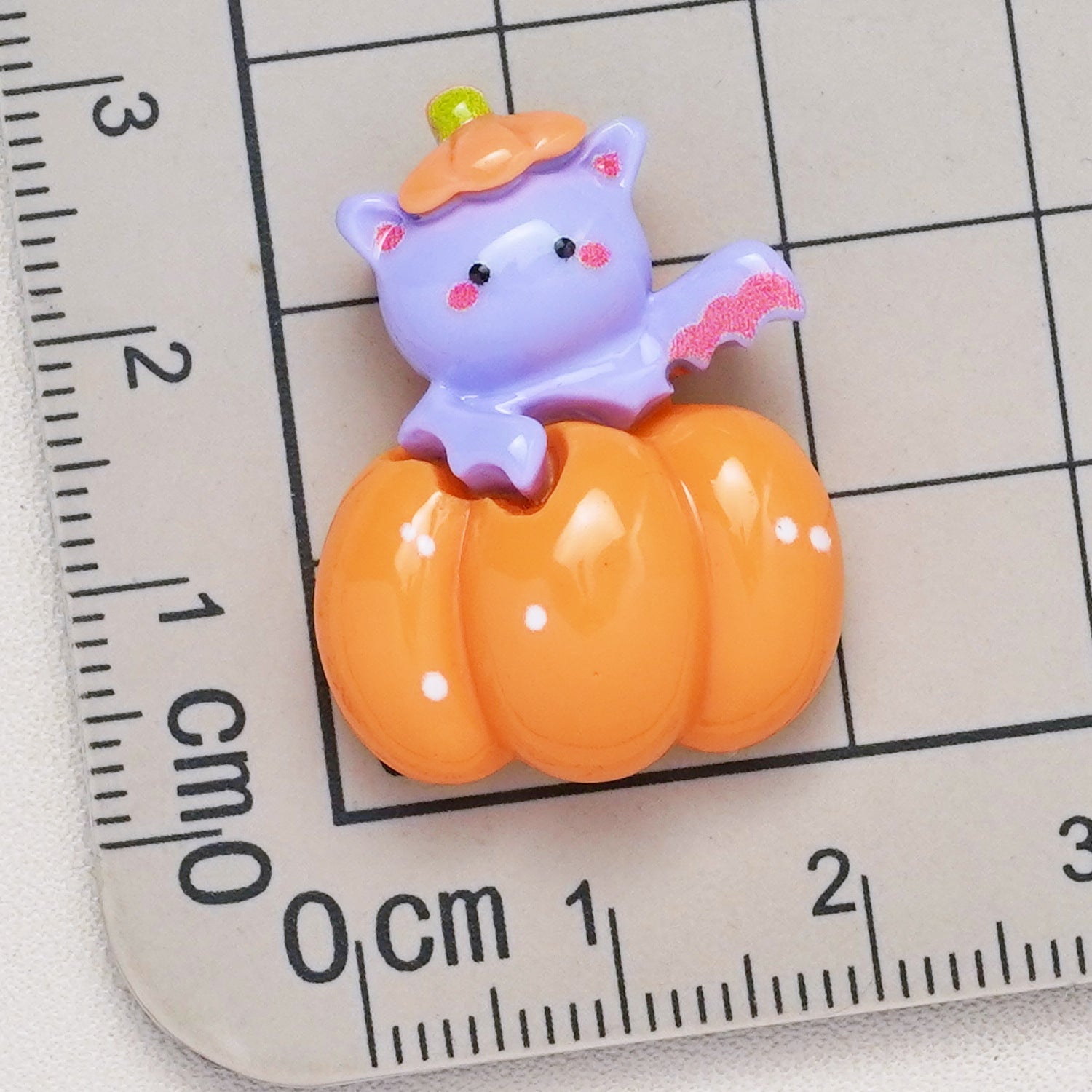 HKM-465427 Wansheng Cartoon Pumpkin Resin Accessories for DIY Jewelry and Phone Cases