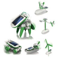 HKM-465555 6-in-1 Solar Model DIY Assembly Kit for Kids - Educational STEM Learning Toy