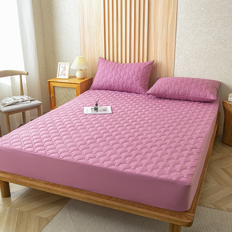 HKM-465619 Waterproof Machine Washable Mattress Cover and Pillowcase Set, Available in Various Sizes