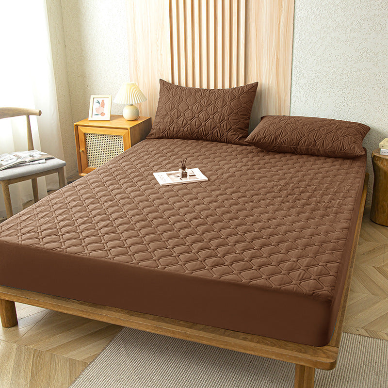HKM-465619 Waterproof Machine Washable Mattress Cover and Pillowcase Set, Available in Various Sizes
