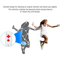 HKM-465811 Wii Double Color Gamepad with Motion Plus, Built-in Speaker, and Anti-Skid Silicone Case