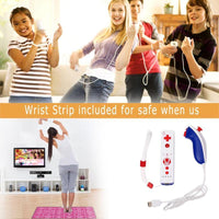 HKM-465811 Wii Double Color Gamepad with Motion Plus, Built-in Speaker, and Anti-Skid Silicone Case