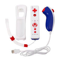 HKM-465811 Wii Double Color Gamepad with Motion Plus, Built-in Speaker, and Anti-Skid Silicone Case