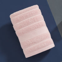 HKM-465875 Pure Cotton Hand Towel in Noble Blue, Gentleman Gray, Cherry Blossom Pink, and Pearl White