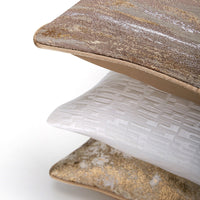 HKM-466131 Luxurious Gold Striped Pillow Covers – 30x50cm, 45x45cm & 50x50cm Polyester Cushions