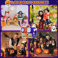 HKM-466259 Automatic Bubble Maker with LED Lights for Kids - Halloween Bubble Machine, Ages 5 and Up