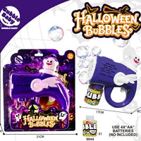 HKM-466259 Automatic Bubble Maker with LED Lights for Kids - Halloween Bubble Machine, Ages 5 and Up