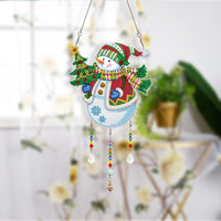 HKM-466259 Handmade 5D Beaded Diamond Painting Ornaments for Christmas - DIY Home Decor