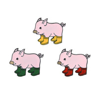 HKM-466387 Charming Animal-Themed Alloy Cartoon Brooch for Unisex Styling