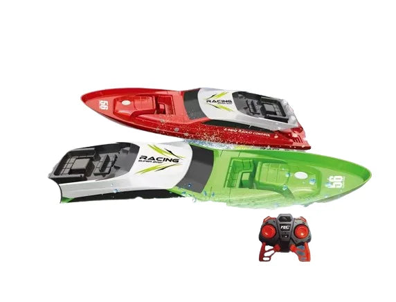 HKM-466451 High Speed Remote Control Racing Boat - Electric 2.4G Mini Water Toy for Ages 5 and Up