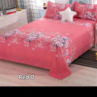 HKM-466451 Three-Piece Aloe Cotton Bed Sheet Set - Soft, Durable, No Pilling or Fading, Includes Pillowcases