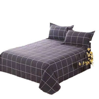 HKM-466451 Three-Piece Aloe Cotton Bed Sheet Set - Soft, Durable, No Pilling or Fading, Includes Pillowcases