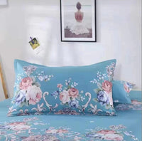 HKM-466451 Three-Piece Aloe Cotton Bed Sheet Set - Soft, Durable, No Pilling or Fading, Includes Pillowcases