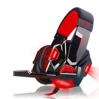 HKM-466515 Head-Mounted Gaming Headphones with Microphone - Luminous & Non-Luminous Options
