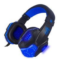 HKM-466515 Head-Mounted Gaming Headphones with Microphone - Luminous & Non-Luminous Options