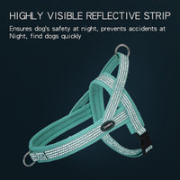 HKM-466643 Reflective Chest Strap with Hand Holding Rope for Small to Large Dogs - Available in Multiple Colors