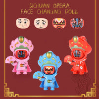 HKM-466707 Sichuan Opera Face Change Doll - Traditional Cultural Toy Pendant for Ages 3+