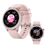 HKM-466963 1.43in Round Screen Smartwatch with Heart Rate Monitoring, Sleep Tracking, and 100 Sports Modes - 3ATM Waterproof Fitness Tracker