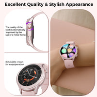 HKM-466963 1.43in Round Screen Smartwatch with Heart Rate Monitoring, Sleep Tracking, and 100 Sports Modes - 3ATM Waterproof Fitness Tracker