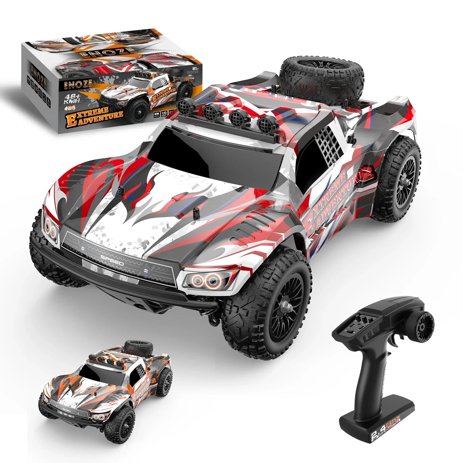 HKM-467027 4WD Remote Control Off-Road Climbing Car - High-Speed RC Vehicle for Indoor and Outdoor Fun, Ages 5+