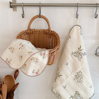 HKM-467027 Pure Cotton Gauze Baby Face Towels - Set of 4, Cuckoo Combination, 30x30cm