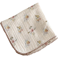 HKM-467027 Pure Cotton Gauze Baby Face Towels - Set of 4, Cuckoo Combination, 30x30cm