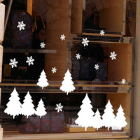 HKM-467219 Christmas Santa Claus Electrostatic PVC Wall Sticker - Waterproof, Removable & Eco-Friendly
