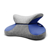 HKM-467283 Memory Foam Lumbar Pillow for Car and Student Relaxation - 38x15cm Spandex Cover